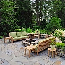 Circle Bluestone Patio